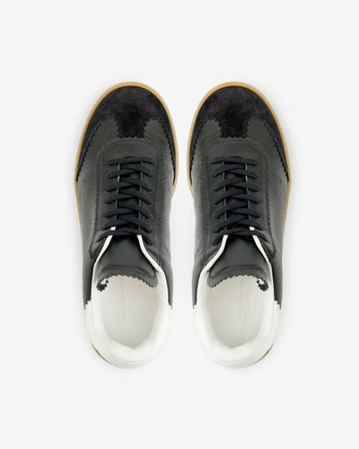 Bryce low-top leather sneakers - Black - Woman - 6