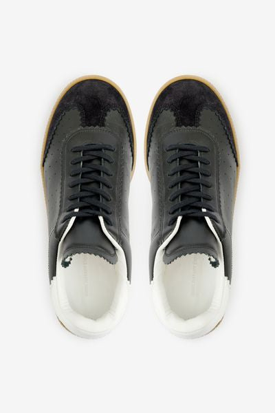 Bryce low-top leather sneakers - Black - Woman - 6