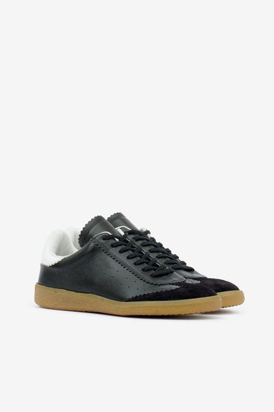 Bryce low-top leather sneakers - Black - Woman - 8