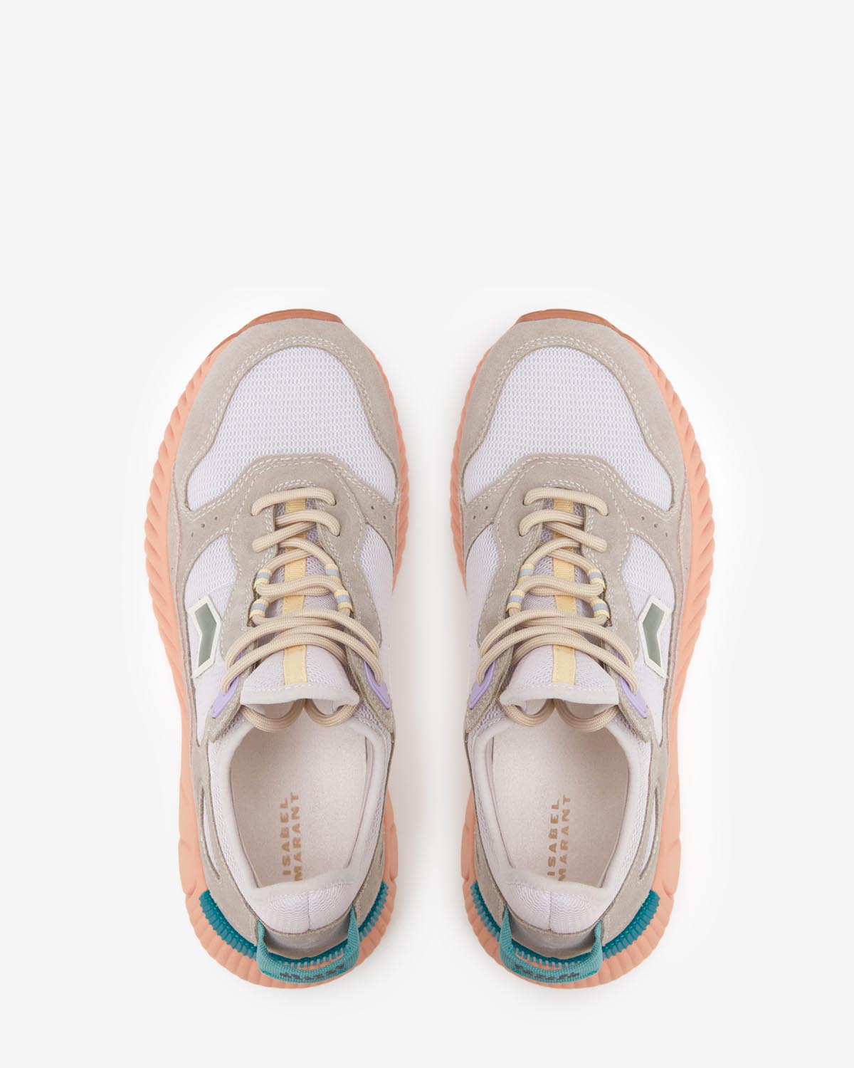 Sport-sneakers ewie aus leder - Beige - Woman - 4