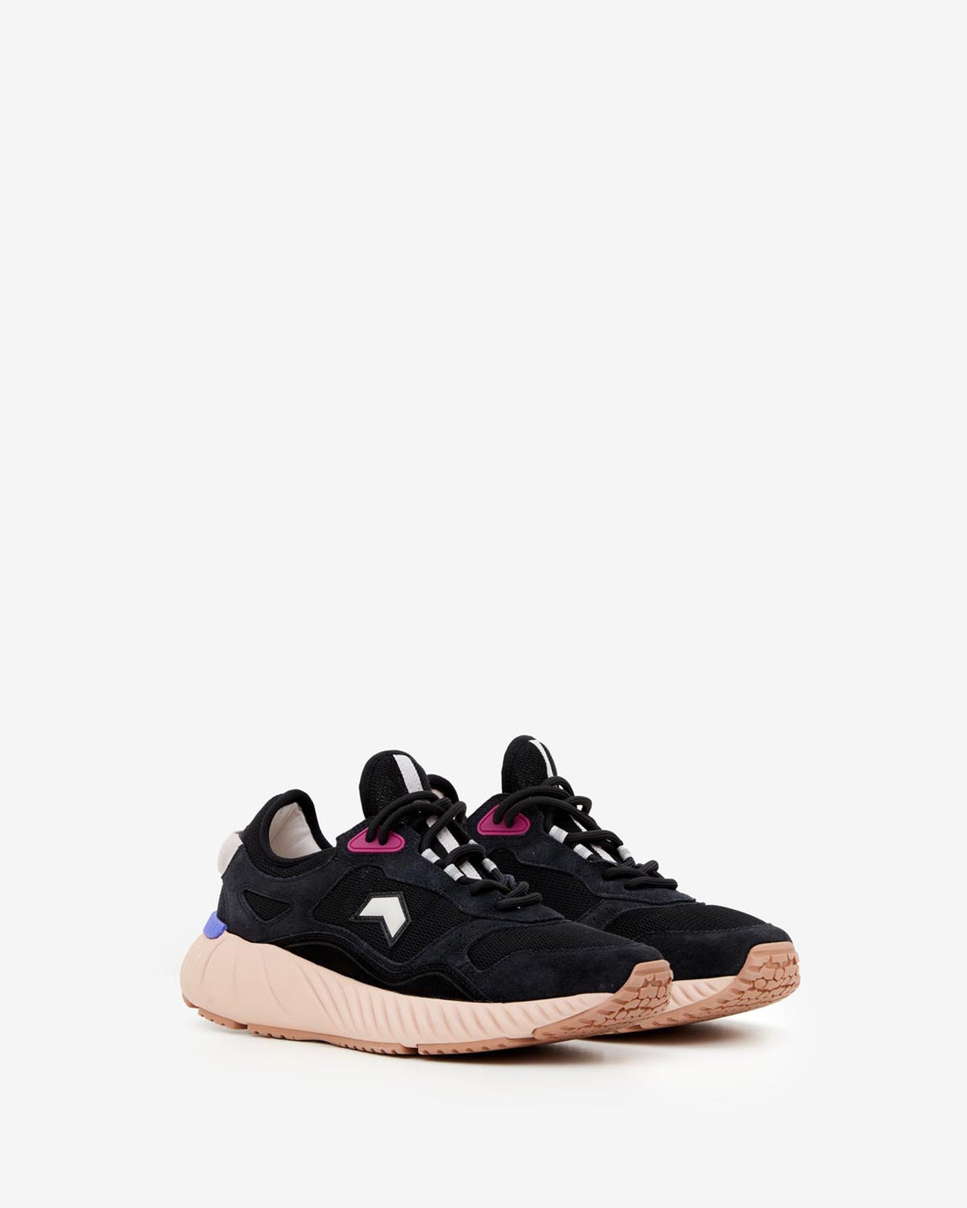 Ewie sporty leather sneakers - Black - Man - 3