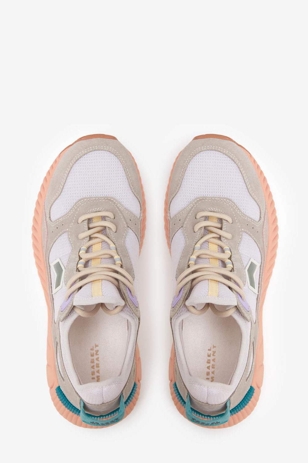 Baskets sport en cuir ewie - Beige - Man - 4