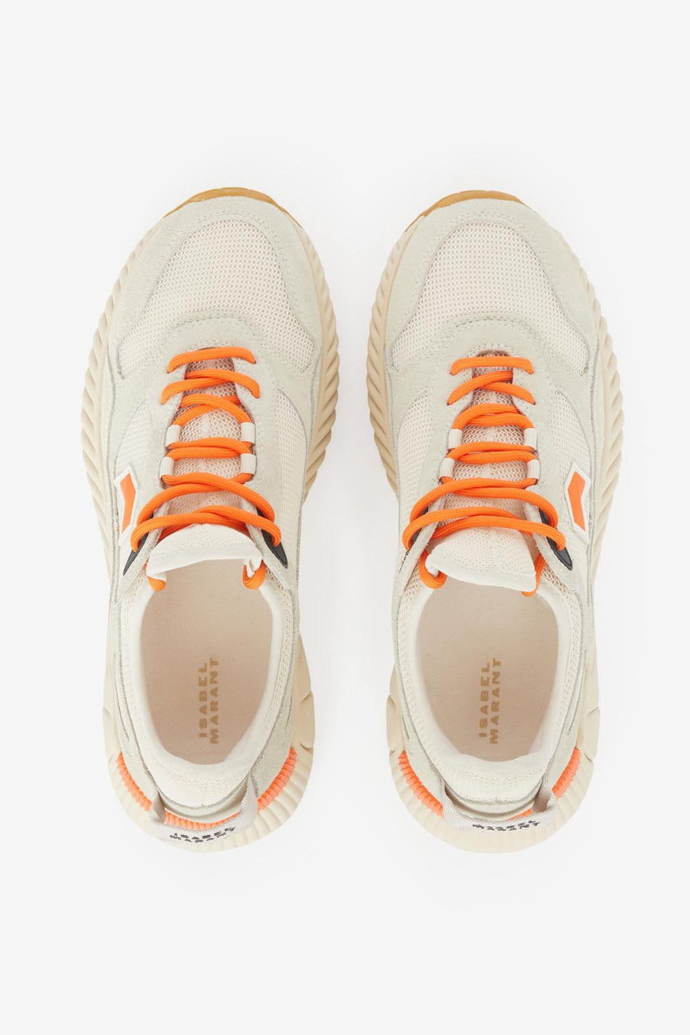 Baskets façon running ewie - Écru-orange - Man - 4