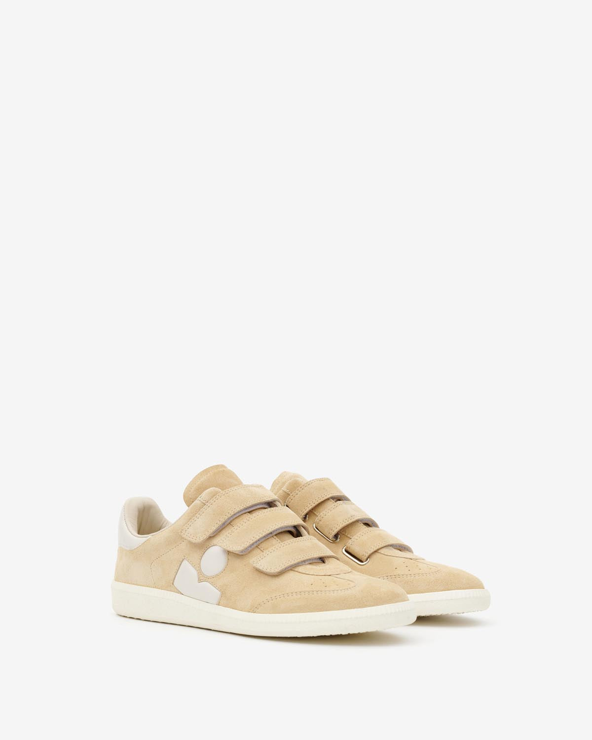 Bethy low-top suede leather sneakers - Toffee - Man - 3