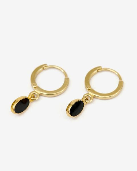 Boucles d'oreilles casablanca Woman Noir 6