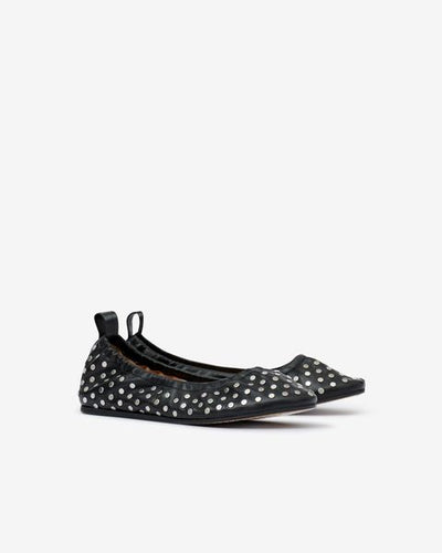 Ballerinas aus leder belna - Schwarz - Woman - 3
