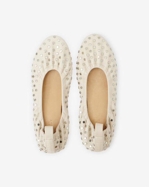 Isabel Marant★Belna leather ballet flats Belna ballet flats Woman black | ISABEL MARANT Official