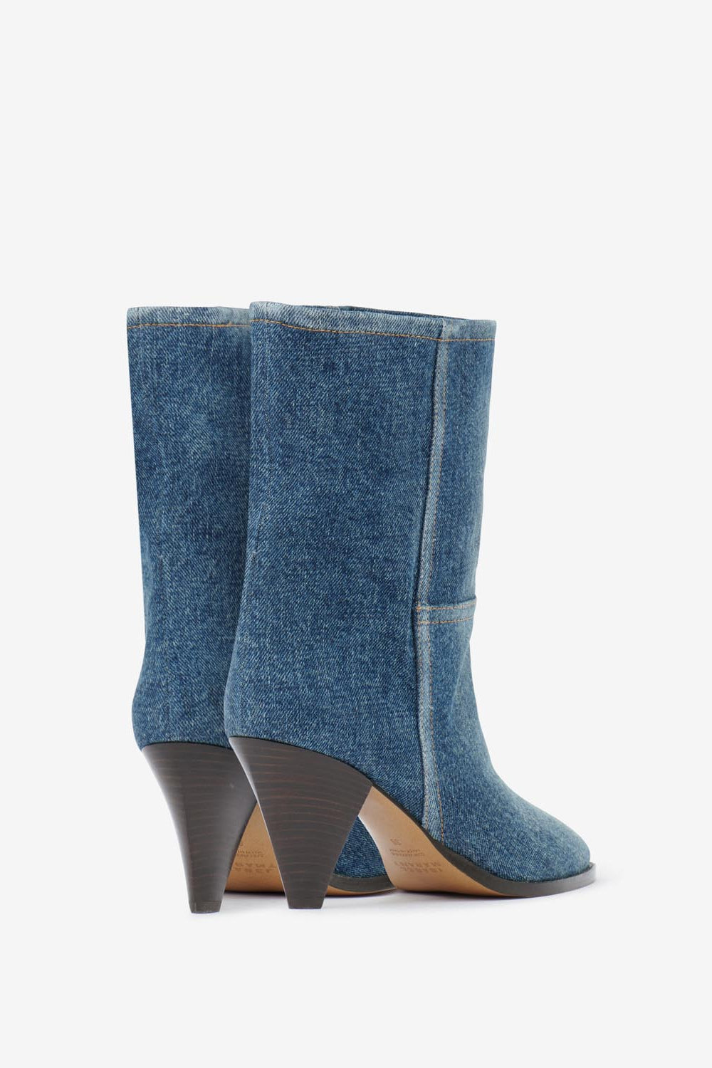 Rouxa suede ankle boots - Washed blue - Woman - 2