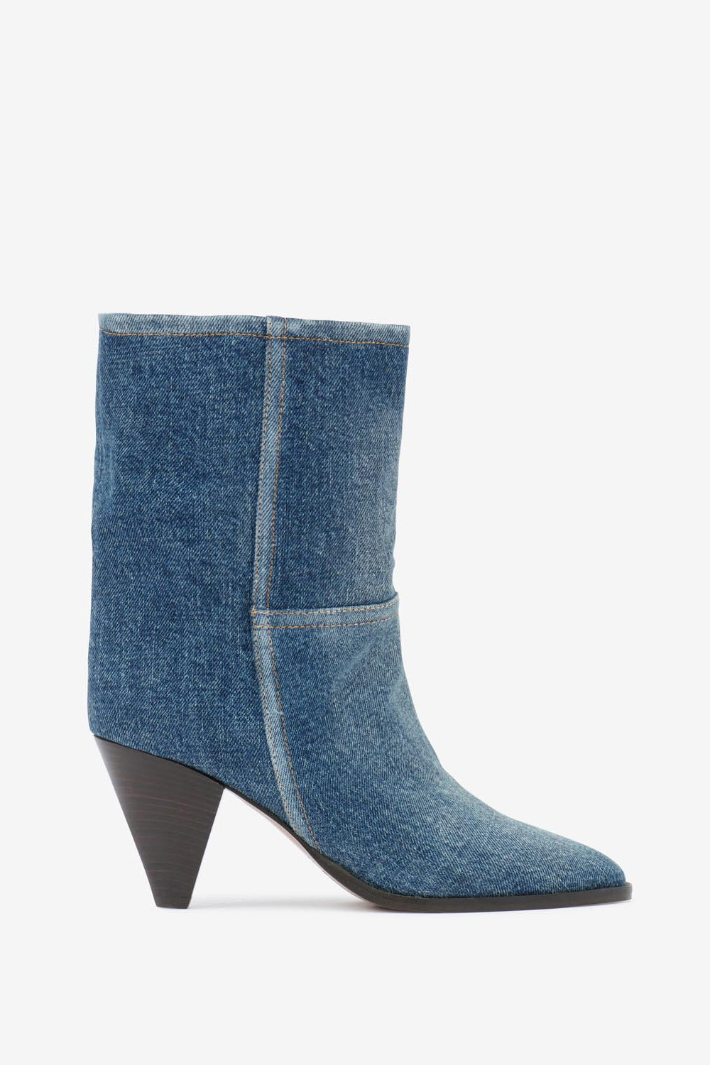 Rouxa suede ankle boots - Washed blue - Woman - 1
