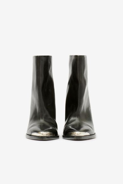 Bottines en cuir ladel - Noir - Woman - 7