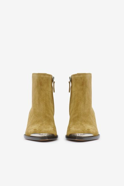 Adnae leather low boots - Taupe - Woman - 5