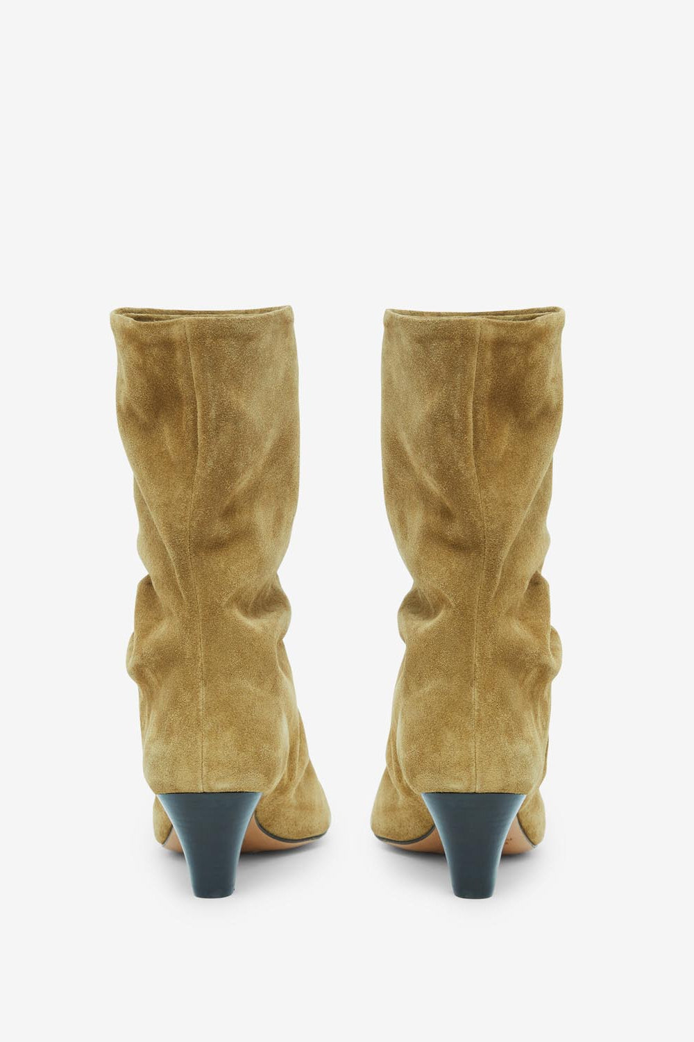 Reachi suede calfskin ankle boots - Taupe - Woman - 2