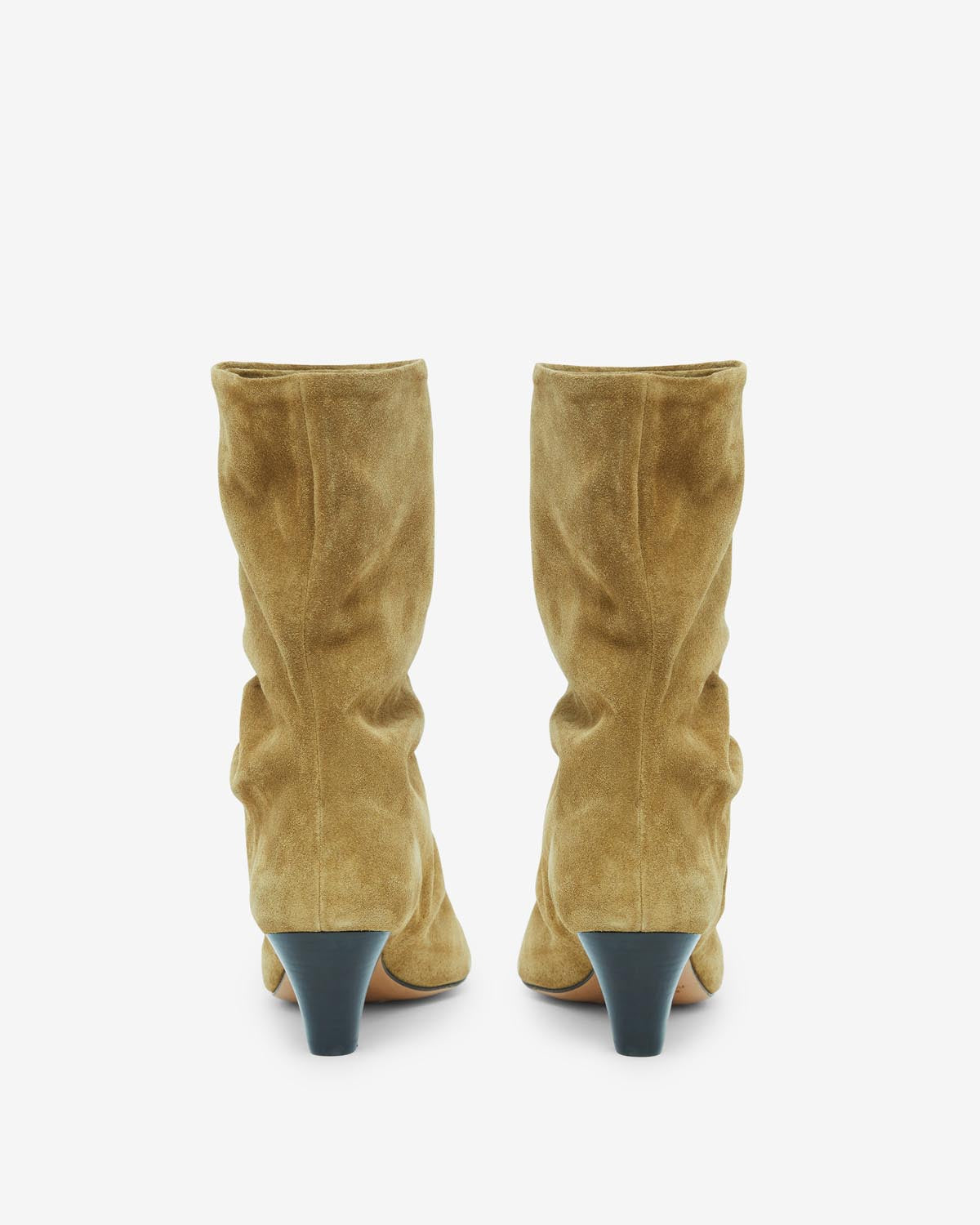 Reachi suede calfskin ankle boots - Taupe - Woman - 2