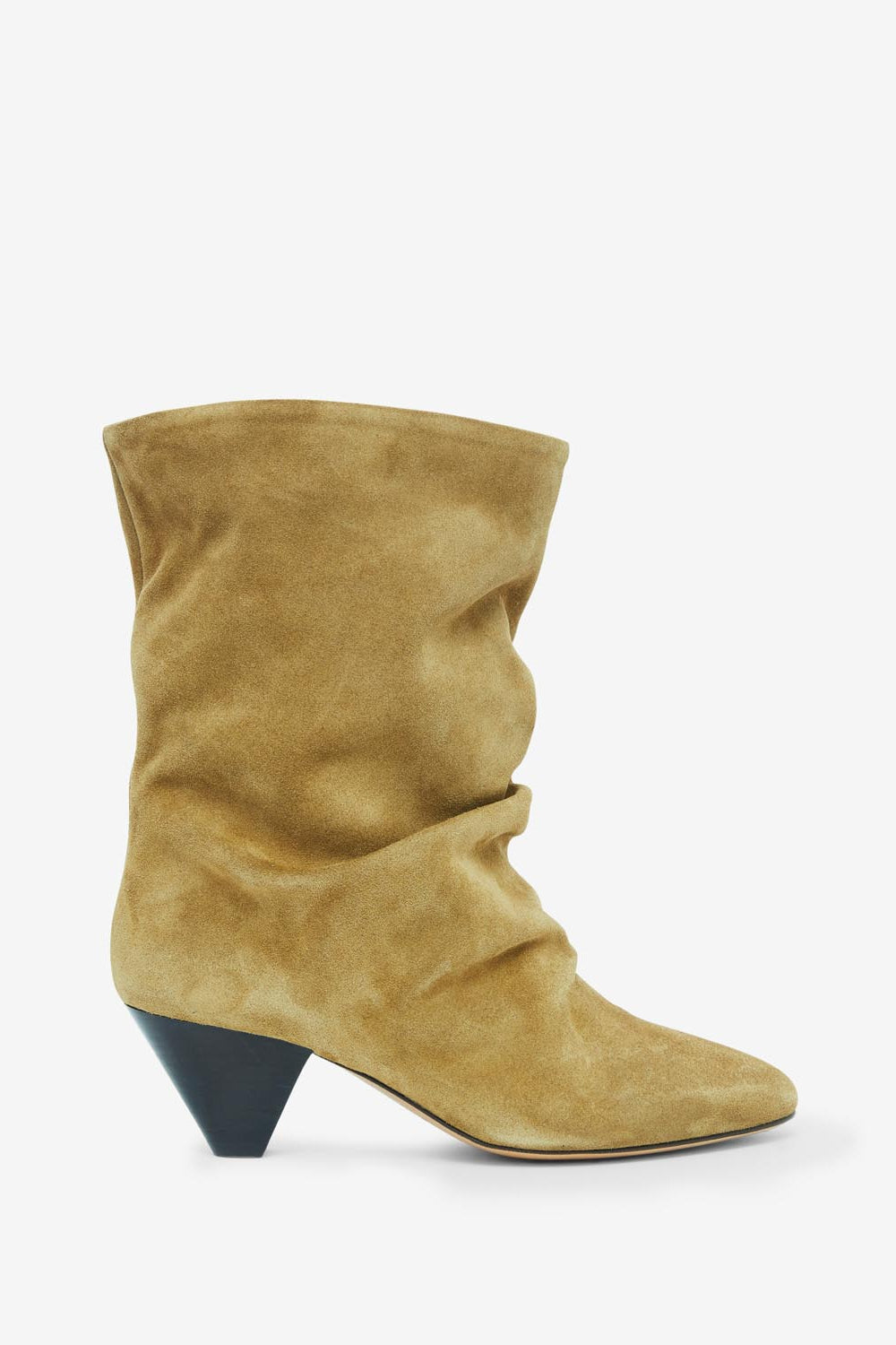 Reachi suede calfskin ankle boots - Taupe - Woman - 1
