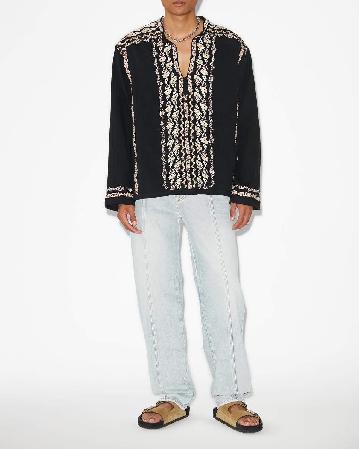 Cikariah blouse - Black - Man - 1