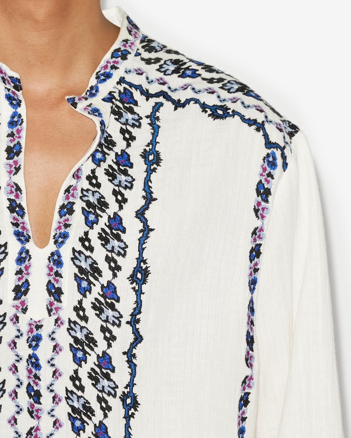 Cikariah blusa - Ecru - Man - 2