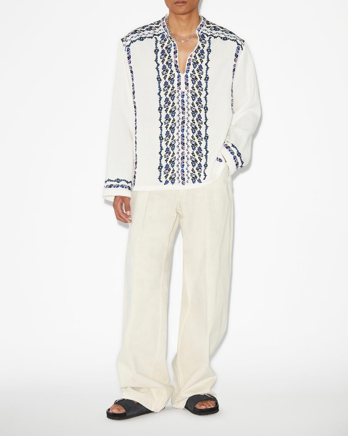 Cikariah blusa - Ecru - Man - 1