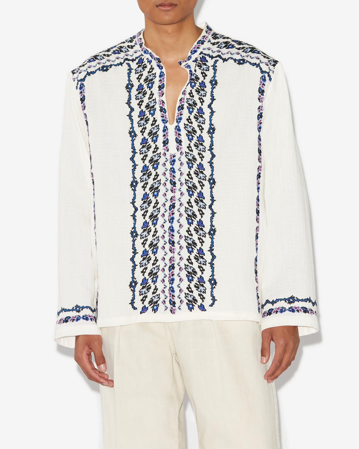 Cikariah blusa - Ecru - Man - 3