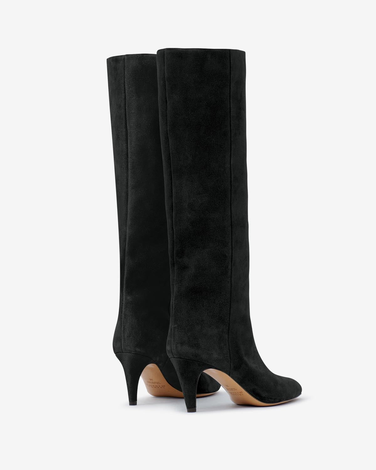 Botas de piel de ante laspi - Negro - Woman - 2