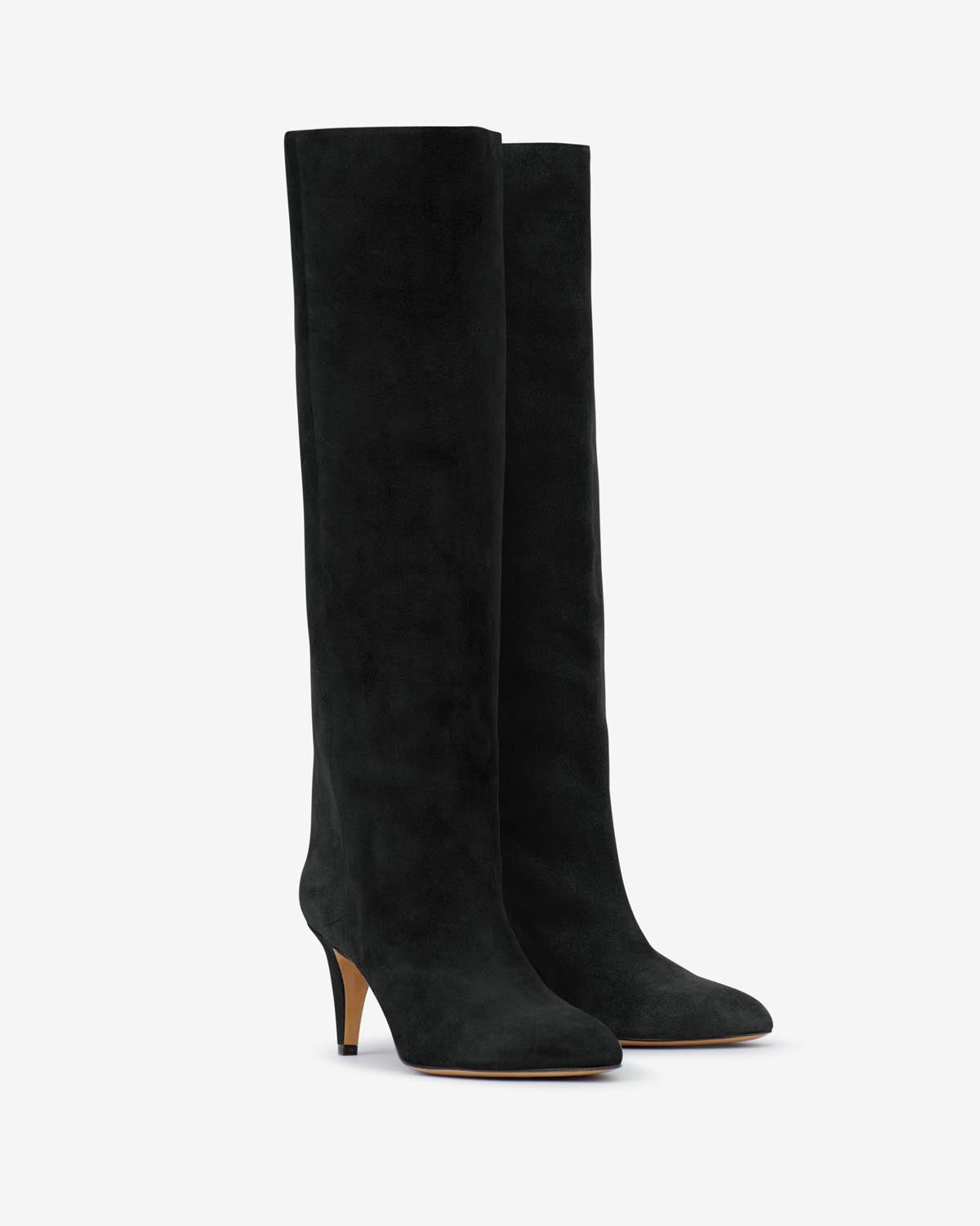 Botas de piel de ante laspi - Negro - Woman - 5