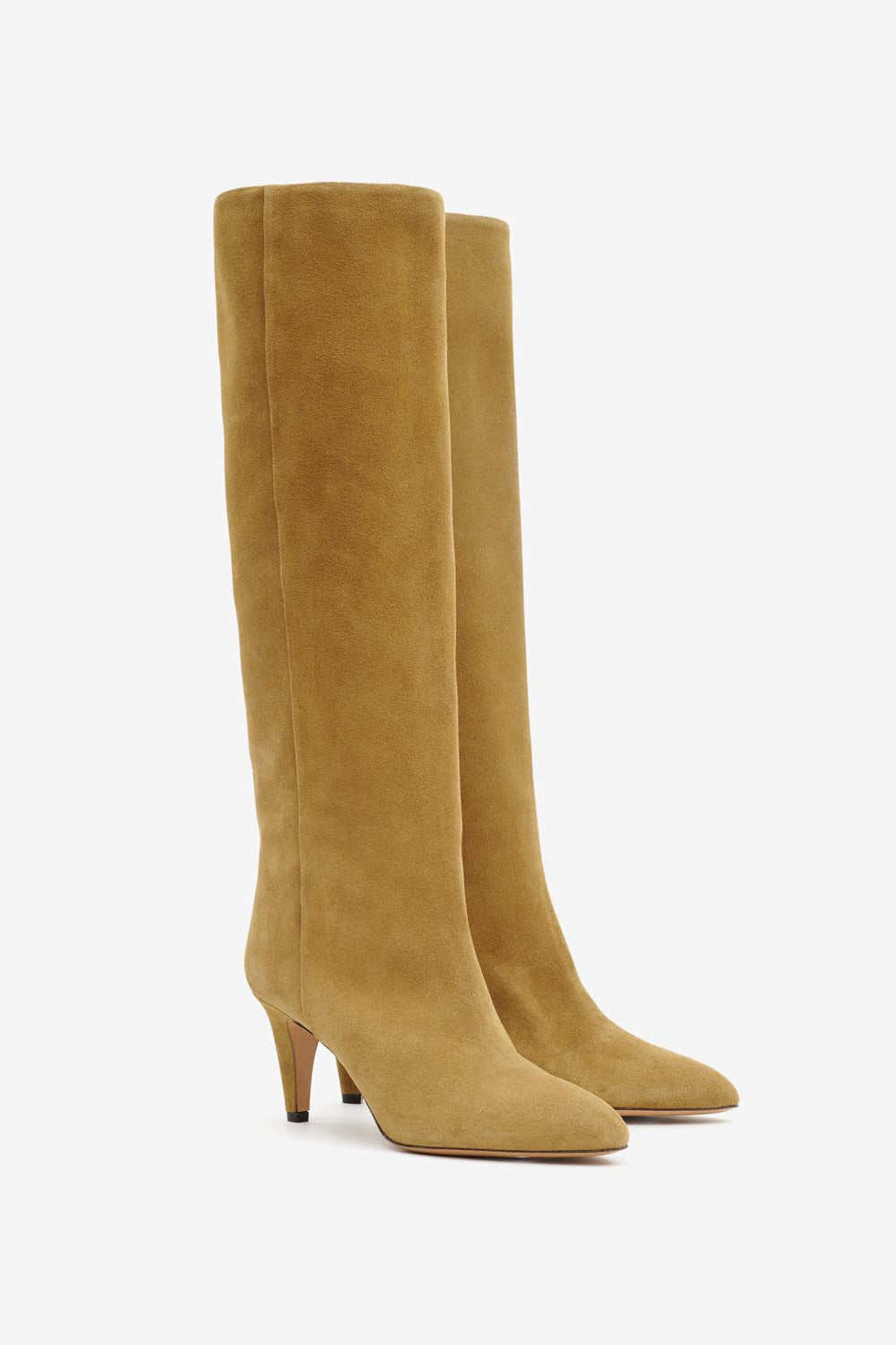 Laspi suede leather boots - Taupe - Woman - 3