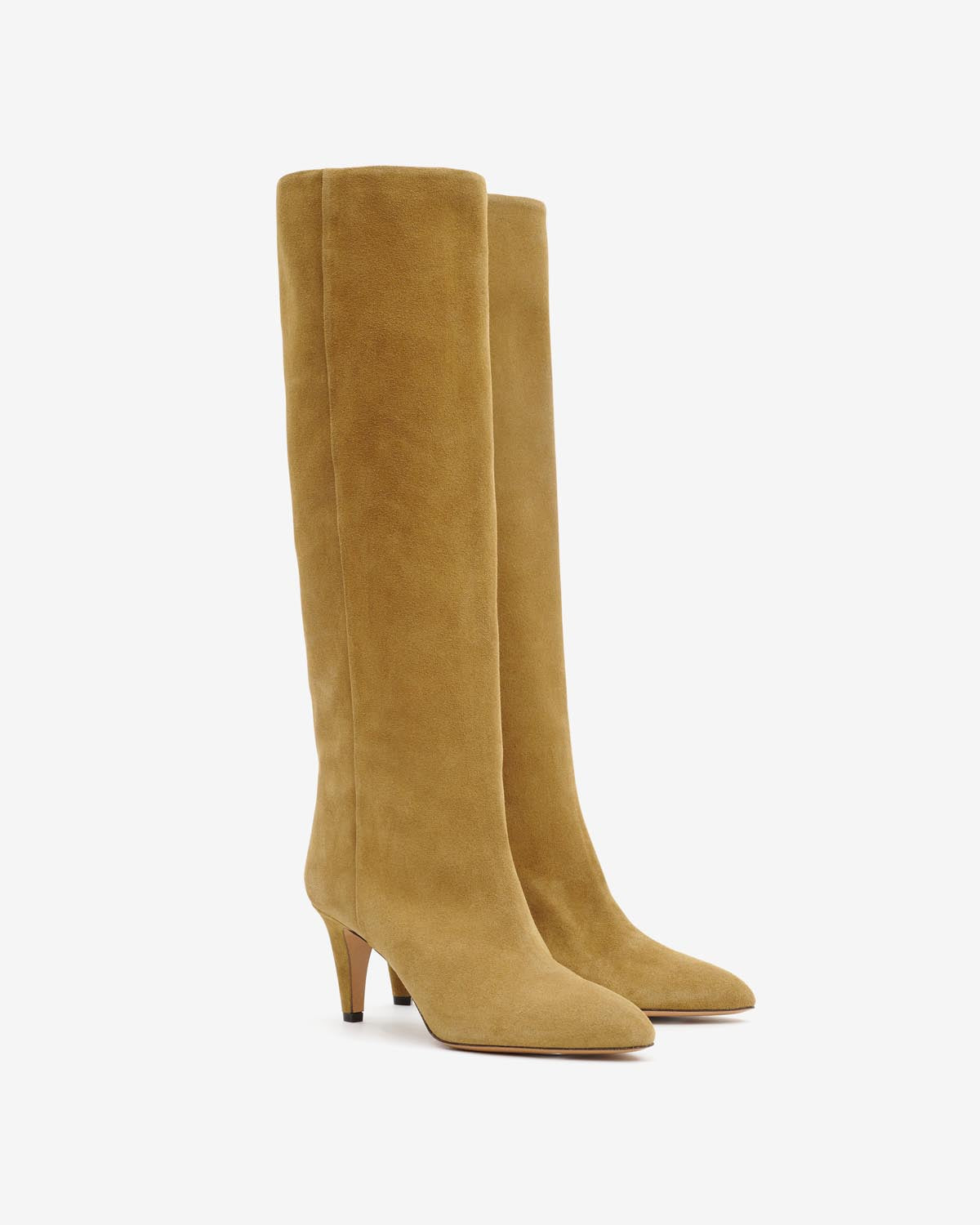 Botas de piel de ante laspi - Taupe - Woman - 3