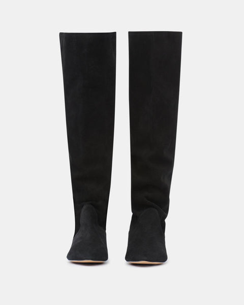 ミドルブーツ ISABEL MARANT Women Boots MC0025FAC1A24S 01BK Black Ademe boots Woman black | ISABEL MARANT Official online store
