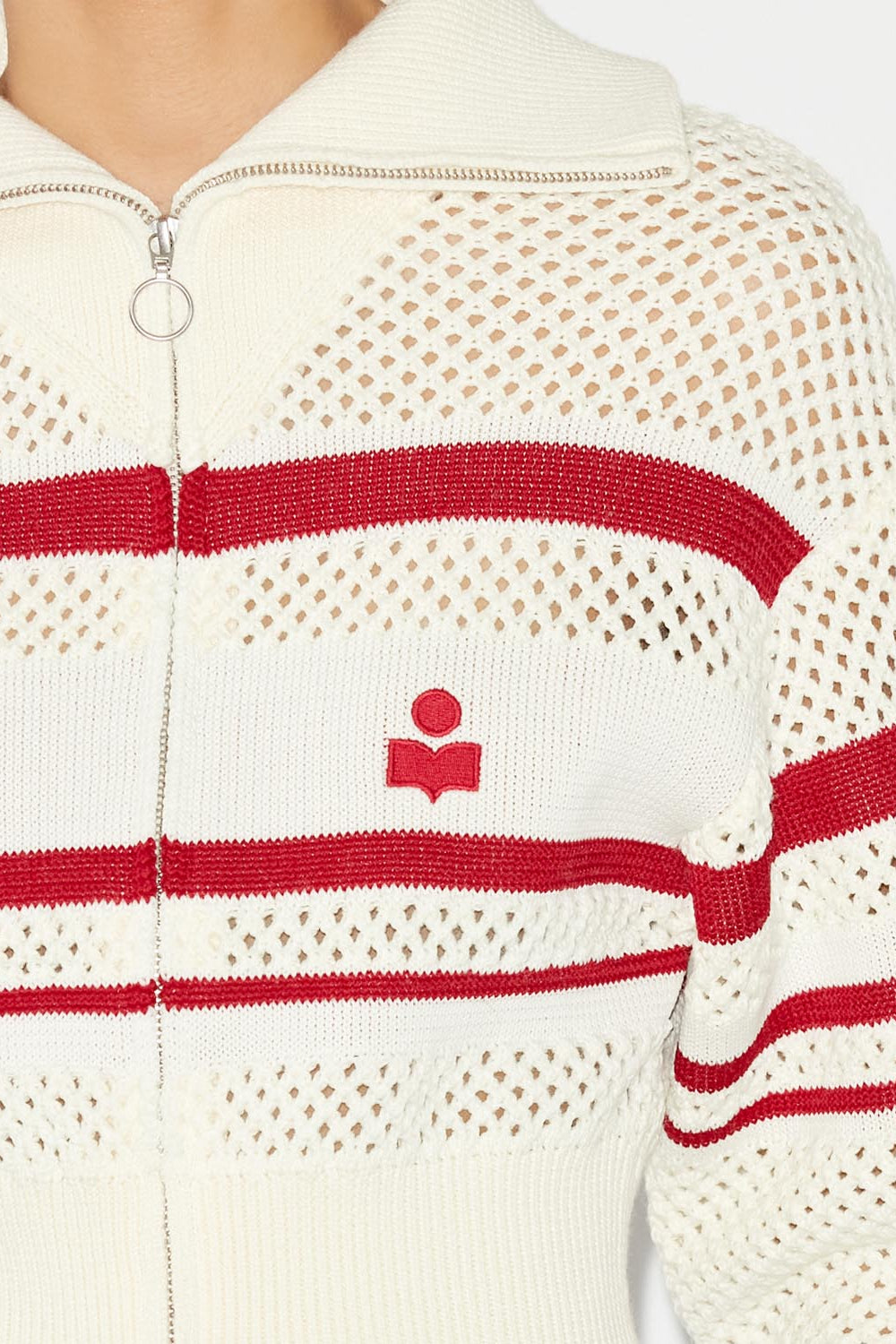 Meshiknit cardigan alec - Ecru - Woman - 3