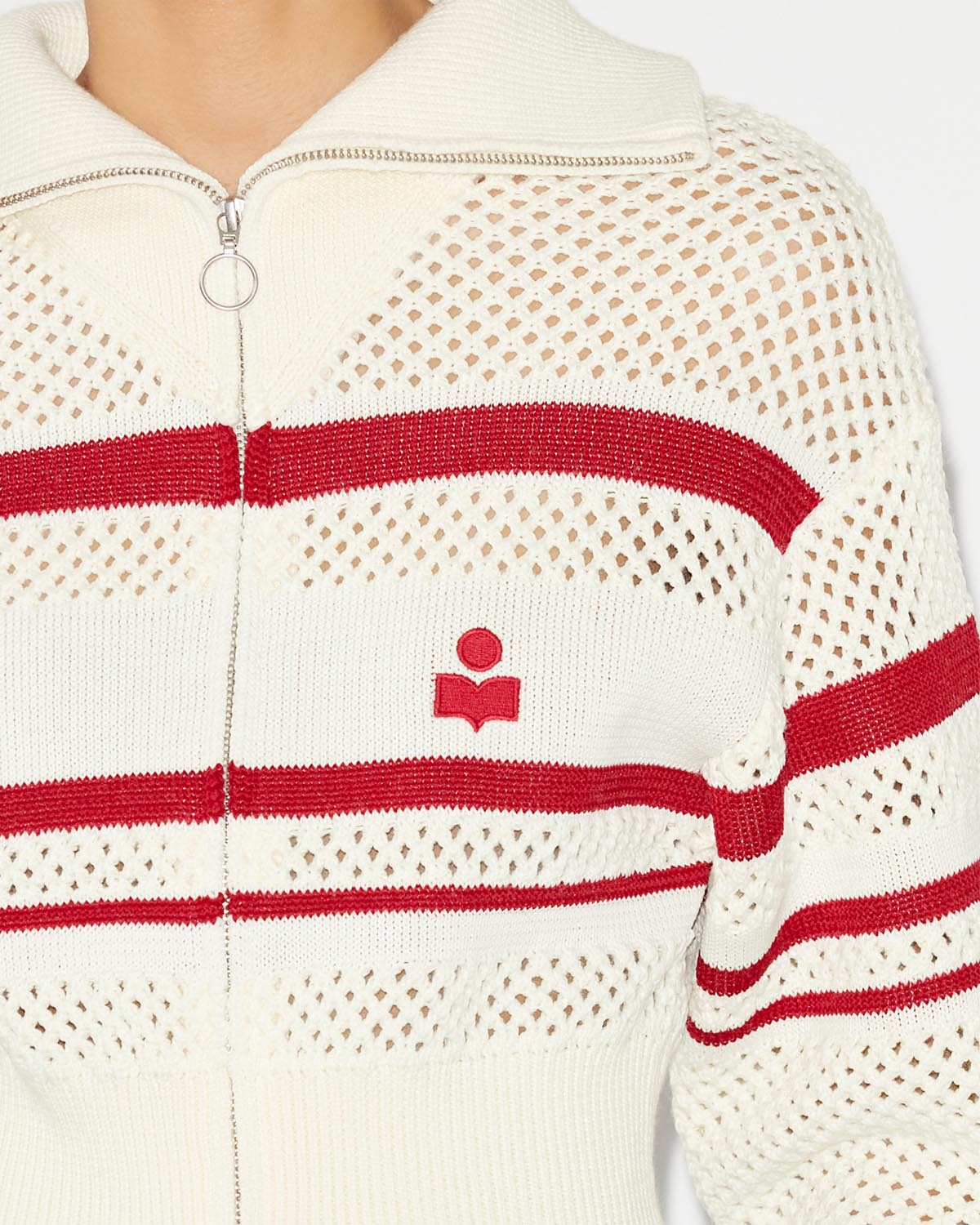 Meshiknit cardigan alec - Ecru - Woman - 2