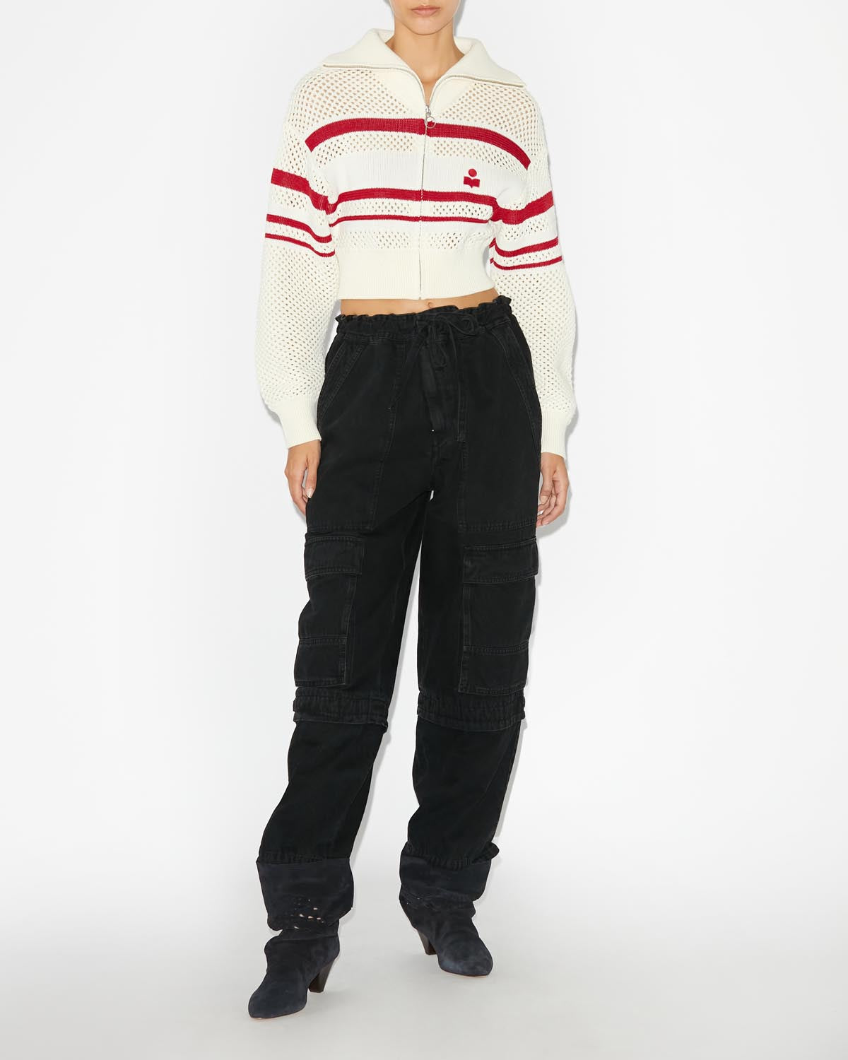 Meshiknit cardigan alec - Ecru - Woman - 1