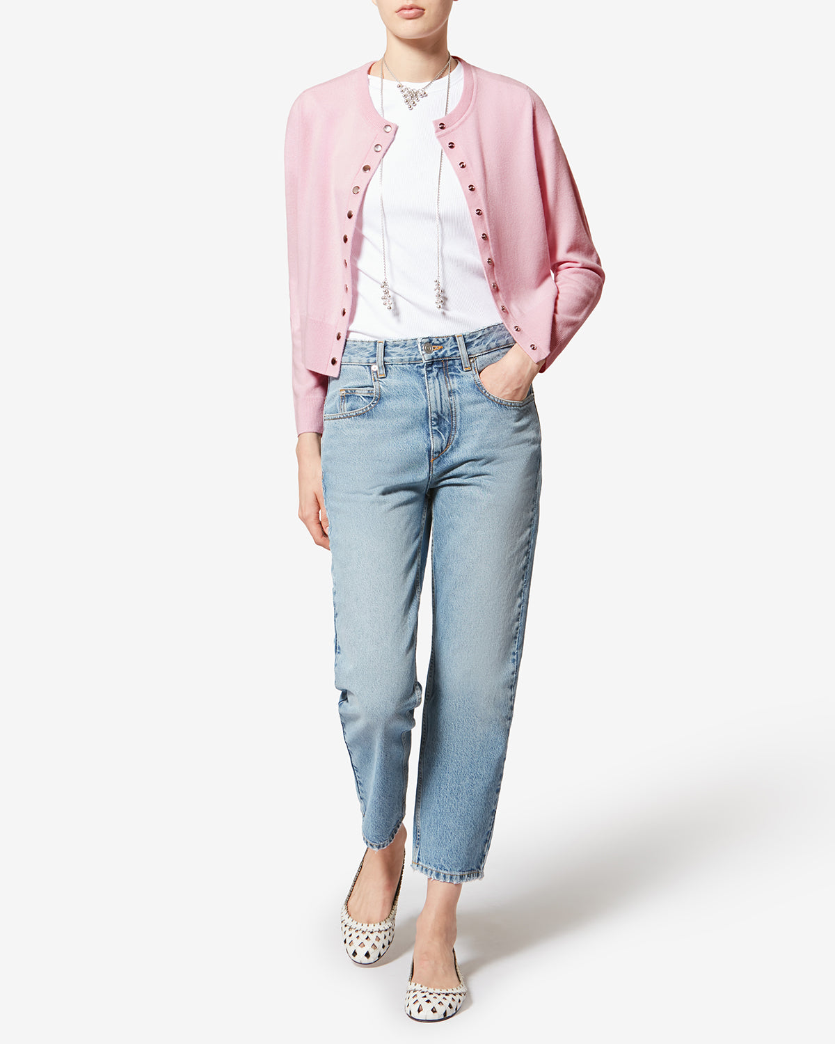 IDESIA CARDIGAN Woman pink | ISABEL MARANT Official online store