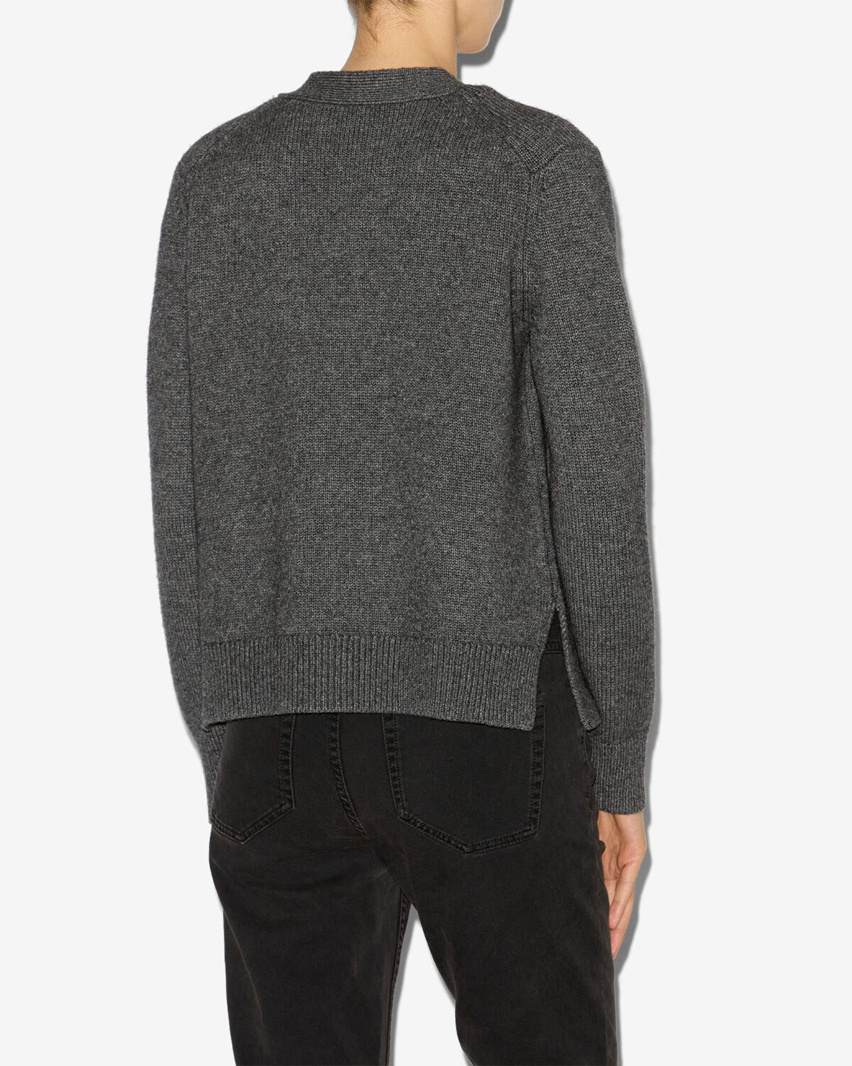 Brat cardigan Woman Anthracite 3