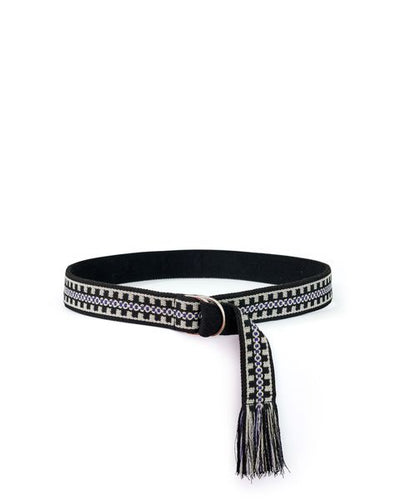 Nyessa belt - Black-blue - Woman - 14
