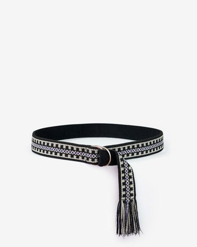 Nyessa belt - Black-blue - Woman - 2