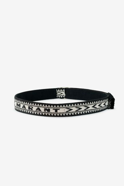 Ceinture nyessah - Noir et écru - Man - 6