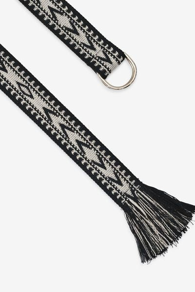 Ceinture nyessah - Noir et écru - Man - 8