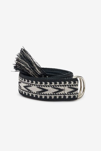 Ceinture nyessah - Noir et écru - Man - 4