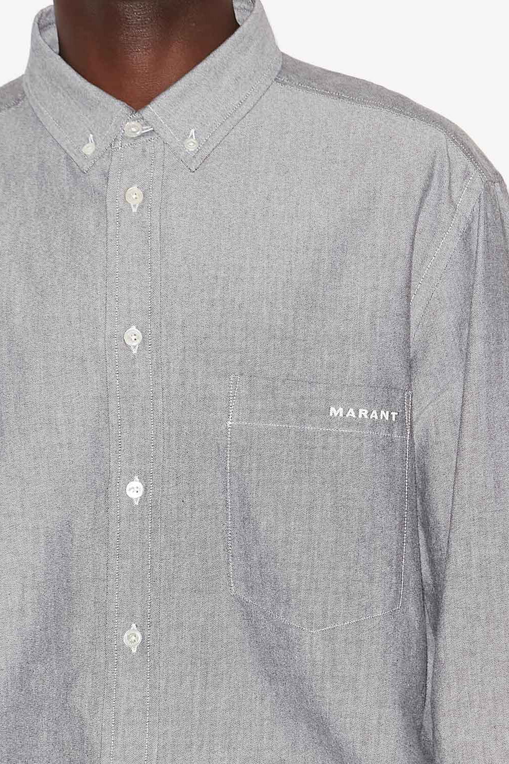 Jasolo コットンシャツ - Anthracite - Man - 3