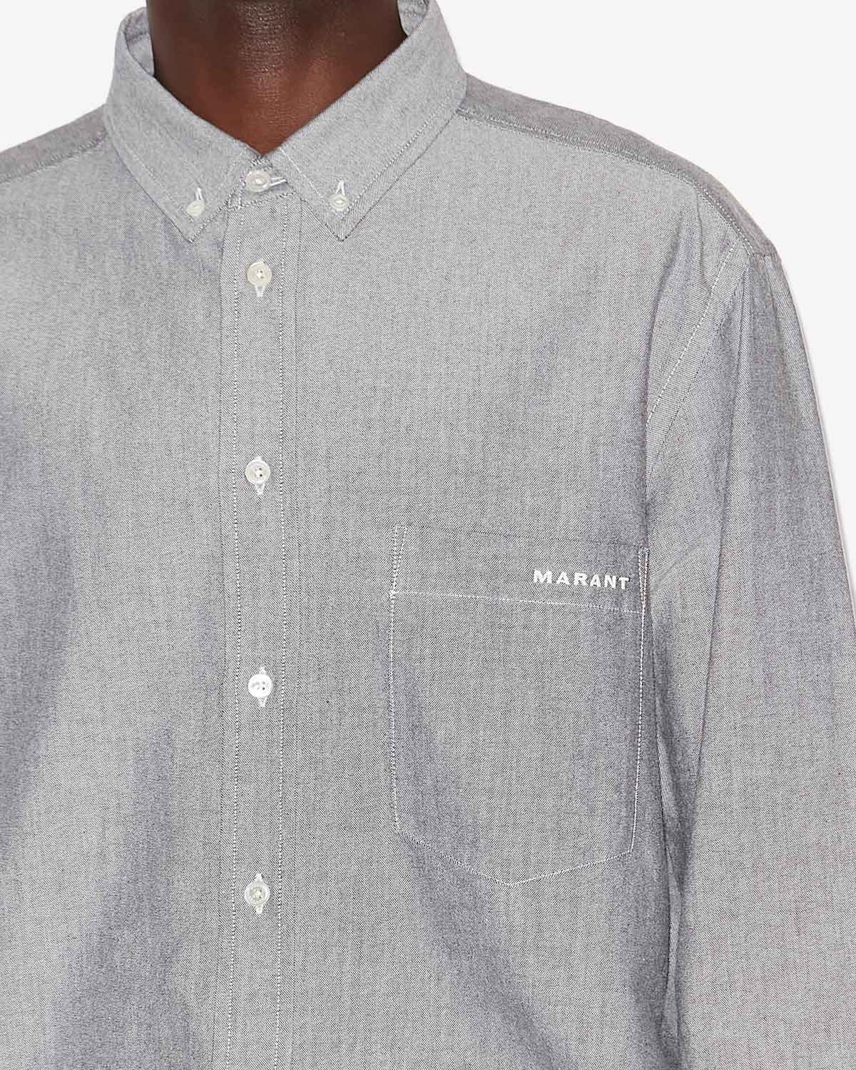 Camisa jasolo de algodón - Anthracite - Man - 2