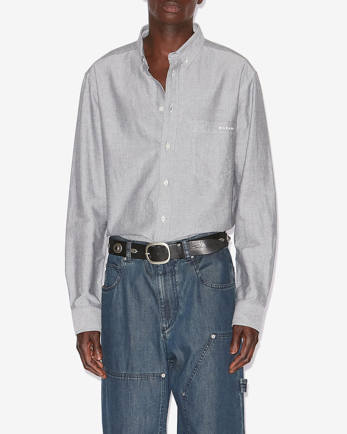 Camisa jasolo de algodón - Anthracite - Man - 3
