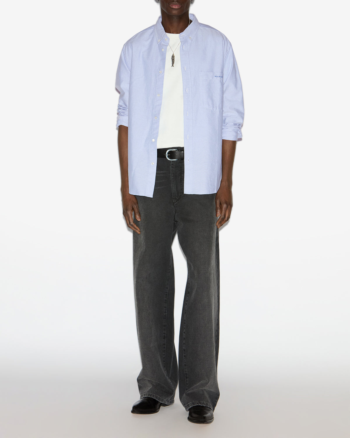 Jasolo shirt Man Blue 4