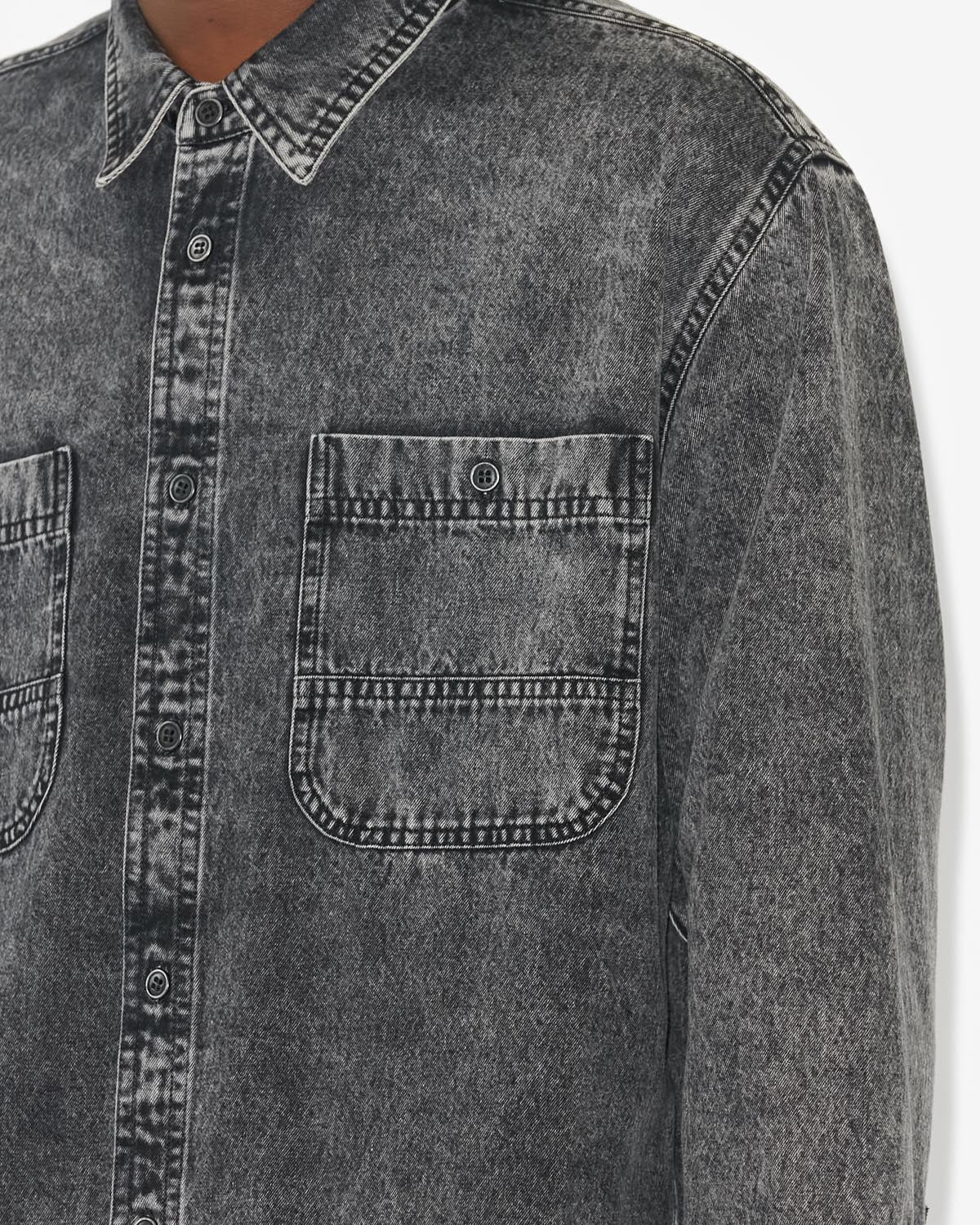 Camisa vhelynton - Negro lavado - Man - 2