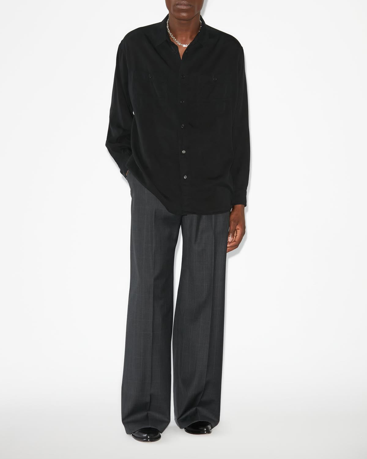 Vhelynton shirt - Black - Man - 1