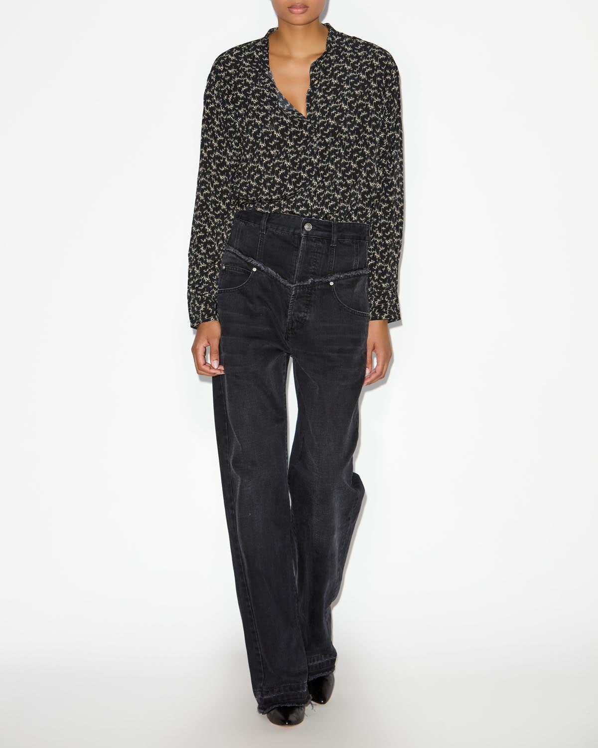 Catchell long-sleeve shirt - Negro - Woman - 1