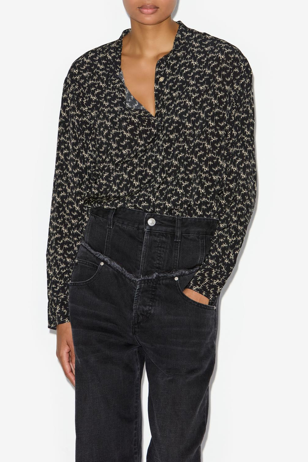 Catchell long-sleeve shirt - Negro - Woman - 4