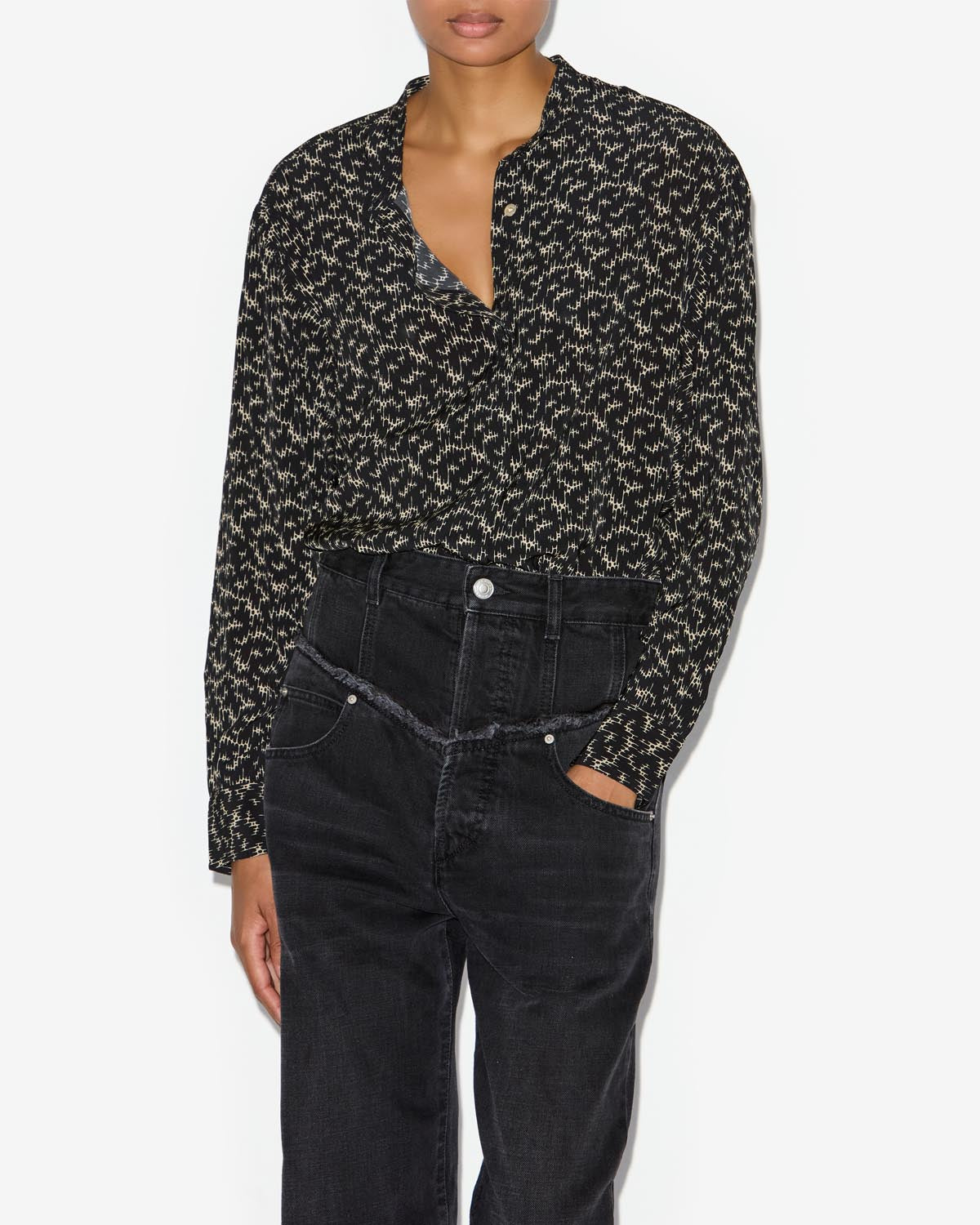 Catchell long-sleeve shirt - Negro - Woman - 3