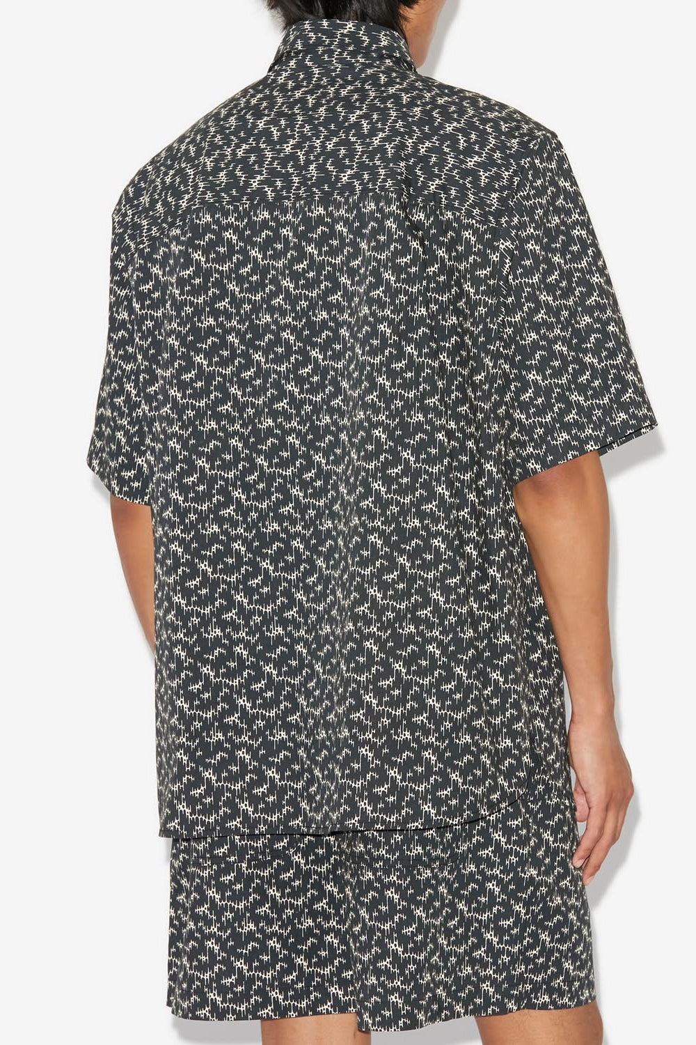 Labilio short sleeve shirt in coton - Negro - Man - 5