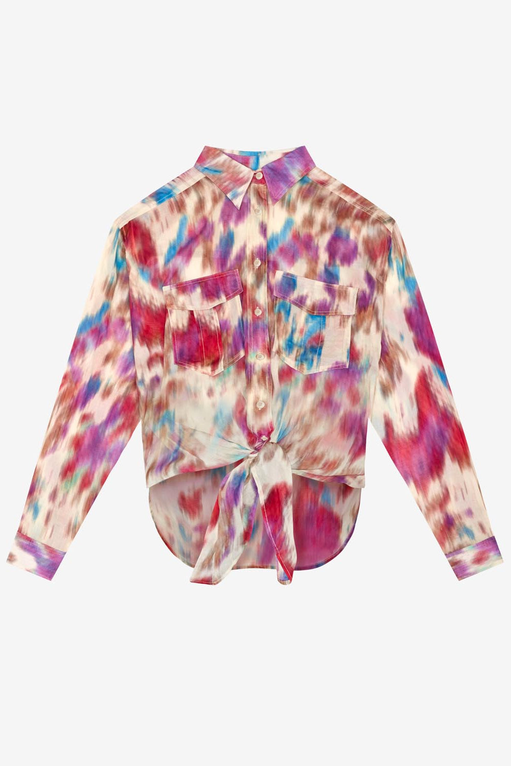 Camisa nath - Beige-raspberry - Woman - 1