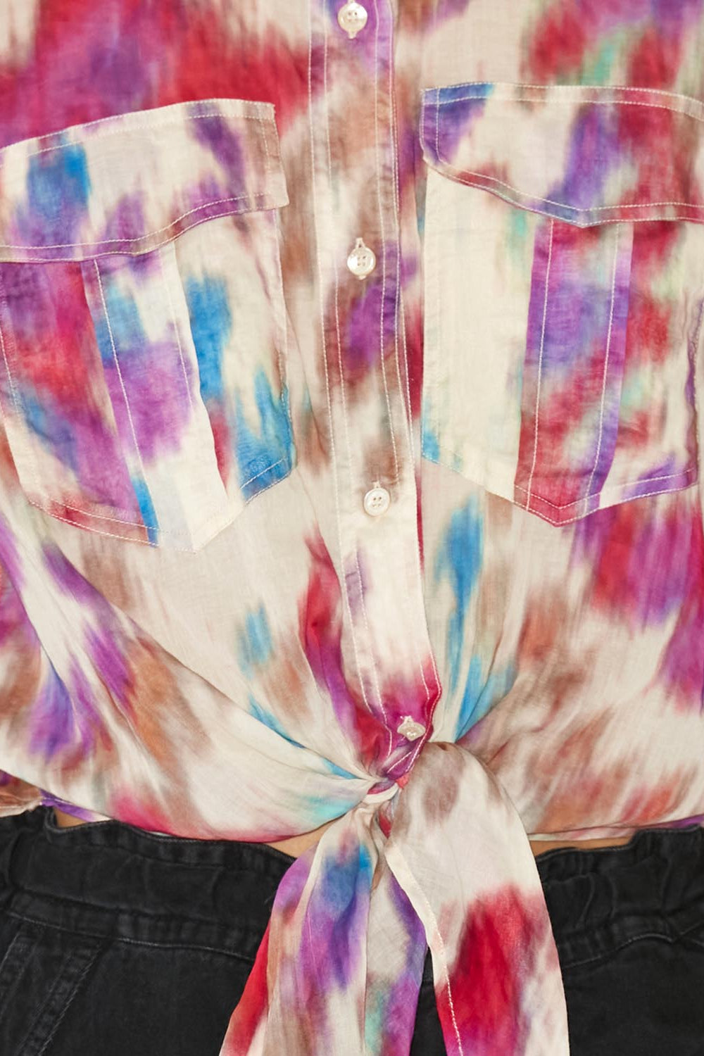 Camisa nath - Beige-raspberry - Woman - 3