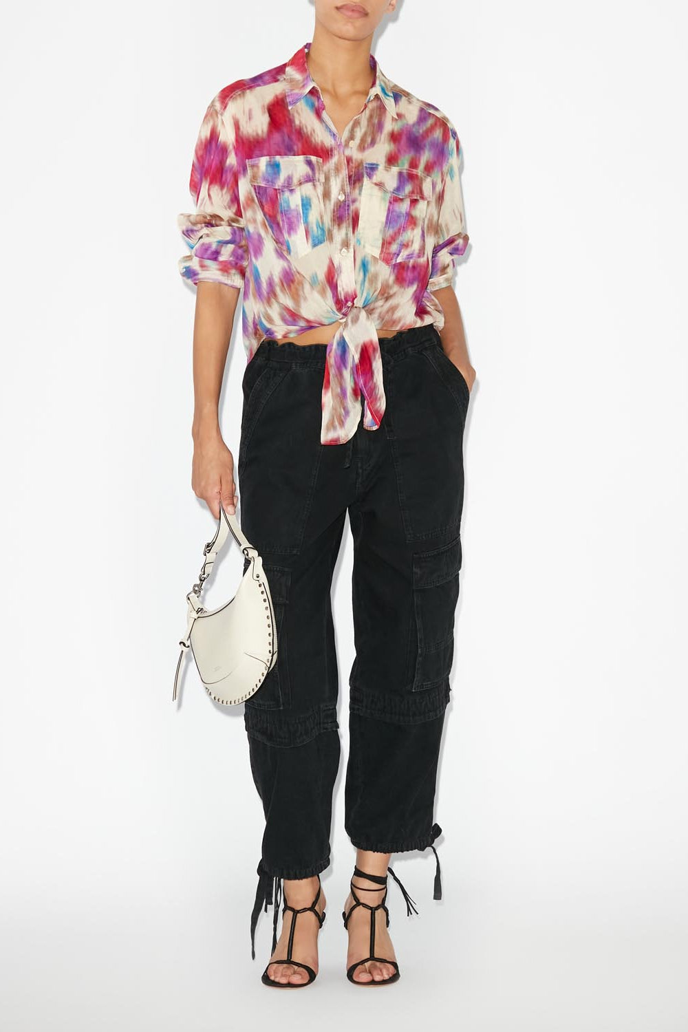 Camisa nath - Beige-raspberry - Woman - 2